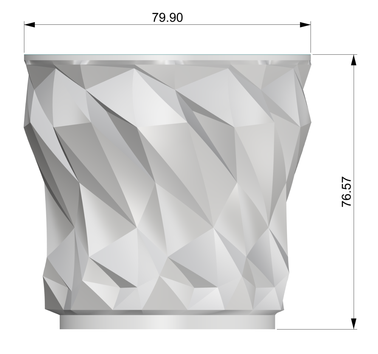 10th Anniversary | Crush Ice Rock Glass