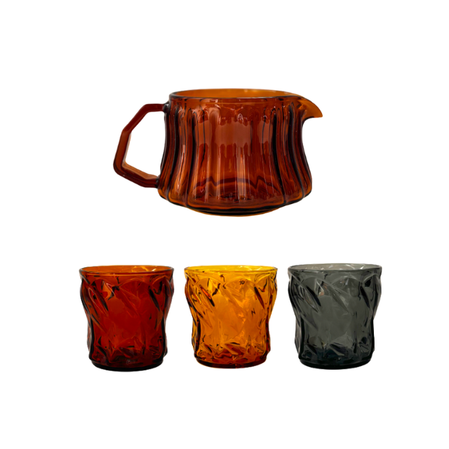 10th Anniv. |server and Rock Glass
